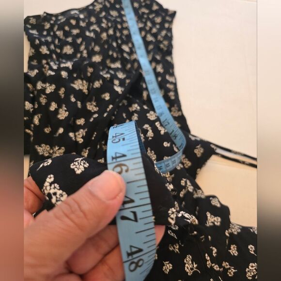 Reformation Carina Wrapping Midi Dress Black And White Size Small - Picture 7 of 13